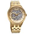 Titan Metal Mechanicals Golden Dial Golden Stainless Steel Strap Watch for Men - image number 1