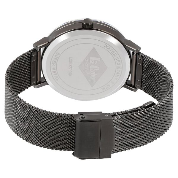 Lee Cooper Quartz Analog Blue Dial Metal Strap Watch for Men - image number 4