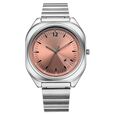 Fastrack 9 to Fine Analog withSalmon Pink Metal Strap Watch for Guys - image number 0