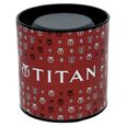 Titan Rectangle Black Dial Analog with Date Leather Strap watch for Men - image number 4