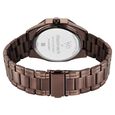 Vyb Quest By Fastrack Quartz Analog Brown Dial Brown Metal Strap Watch For Guys - image number 5