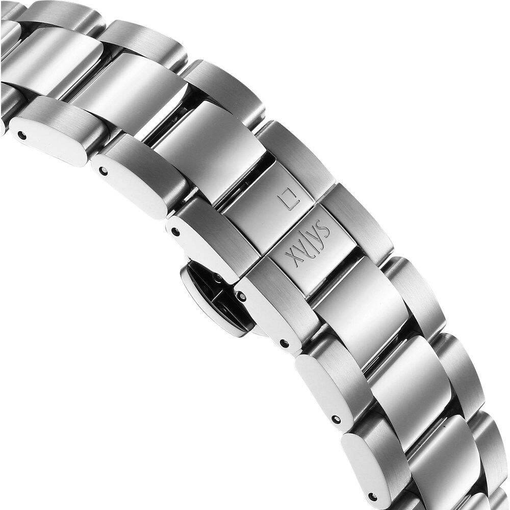 Buy Online Xylys Swiss Quartz Silver Dial Silver Stainless Steel