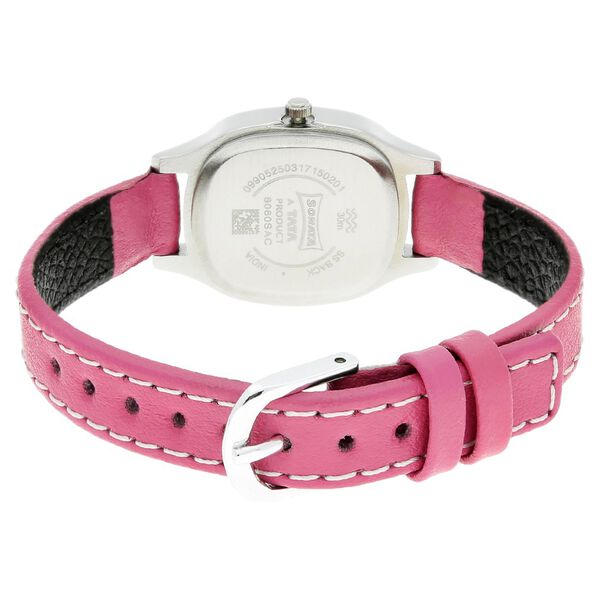 Sonata Quartz Analog Silver Dial Leather Strap Watch for Women - image number 3