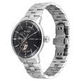 Titan Orbital Open Heart Automatic Analog with Black Dial Silver Stainless Steel Strap Watch for Men - image number 3