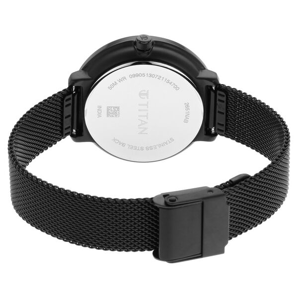Titan Women's Svelte Green: Multi-Function Watch with Metal Strap - image number 4