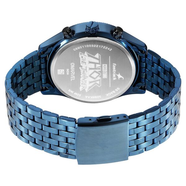 Fastrack Thor Quartz Multifunction Grey Dial Metal Strap Watch for Guys - image number 5