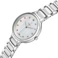 Xylys Swiss Analog White Steel And Ceramic Strap Mother Of Pearl Dial Watch For Women - image number 2