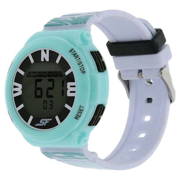 SF Digital Dial Plastic Strap Women Watch - image number 1
