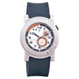 Fastrack Quartz Analog with Date Silver Dial Silicone Strap Watch for Guys - image number 0