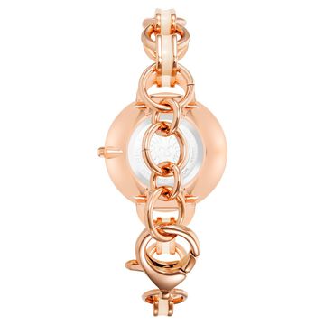 Anne Klein Quartz Analog Pink Dial Pink Metal Strap Watch For Women
