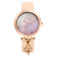 Titan Purple Unending Beauty Quartz Analog Mother Of Pearl Dial Leather Strap watch for Women - image number 2