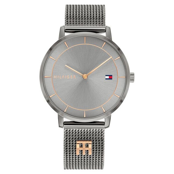 Tommy Hilfiger Quartz Analog Grey Dial Stainless Steel Strap Watch for Women - image number 0
