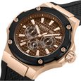 Cerruti 1881 Quartz Multifunction Brown Dial Stainless Steel Strap Watch for Men - image number 3