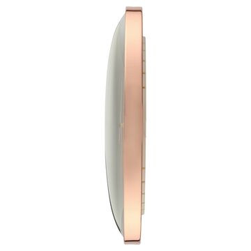 Titan Metallic Luxurious 30.4 cm Wall Clock with Crystal-Clear Domed Glass