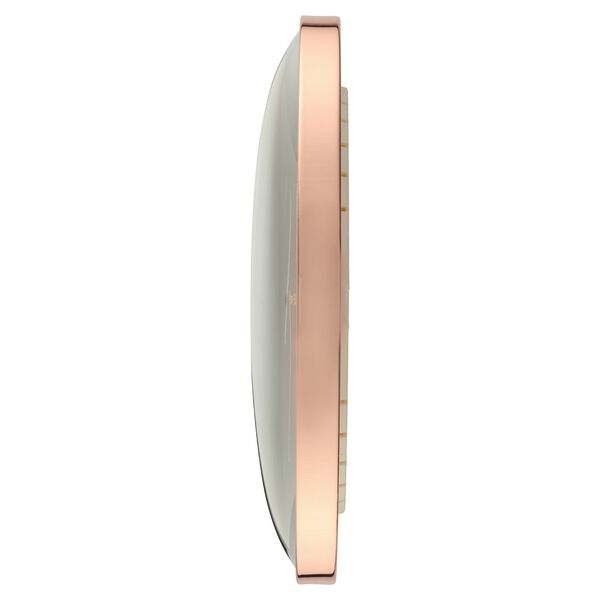 Titan Metallic Luxurious 30.4 cm Wall Clock with Crystal-Clear Domed Glass - image number 3