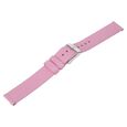 16 mm Pink Genuine Leather Strap for Women - image number 3