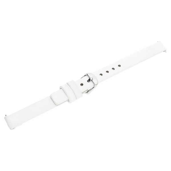 10 mm White Genuine Leather Strap for Women - image number 3