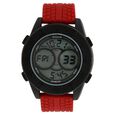 SF Digital Dial Orange Plastic Strap Watch for Men