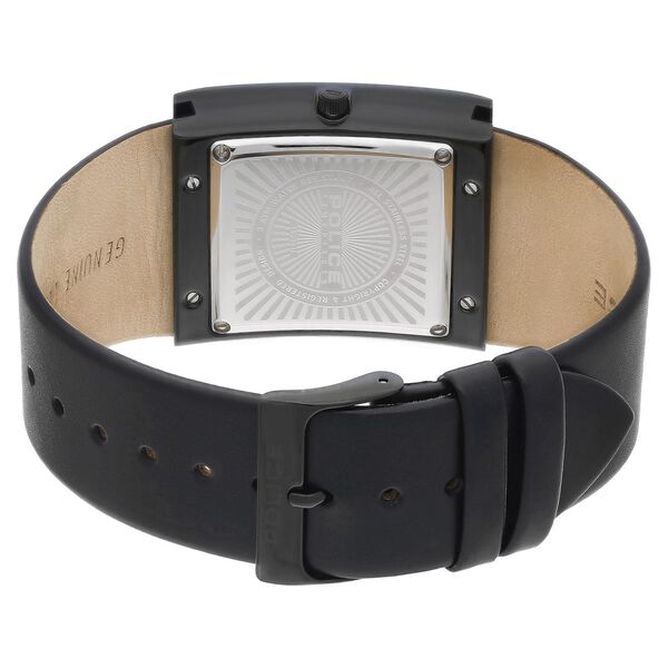 Police Quartz Analog Black Dial Leather Strap Watch for Men - image number 4