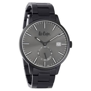 Lee Cooper Quartz Analog Grey Dial Metal Strap Watch for Men