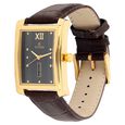 Titan Quartz Analog with Day and Date Black Dial Leather Strap Watch for Men - image number 1