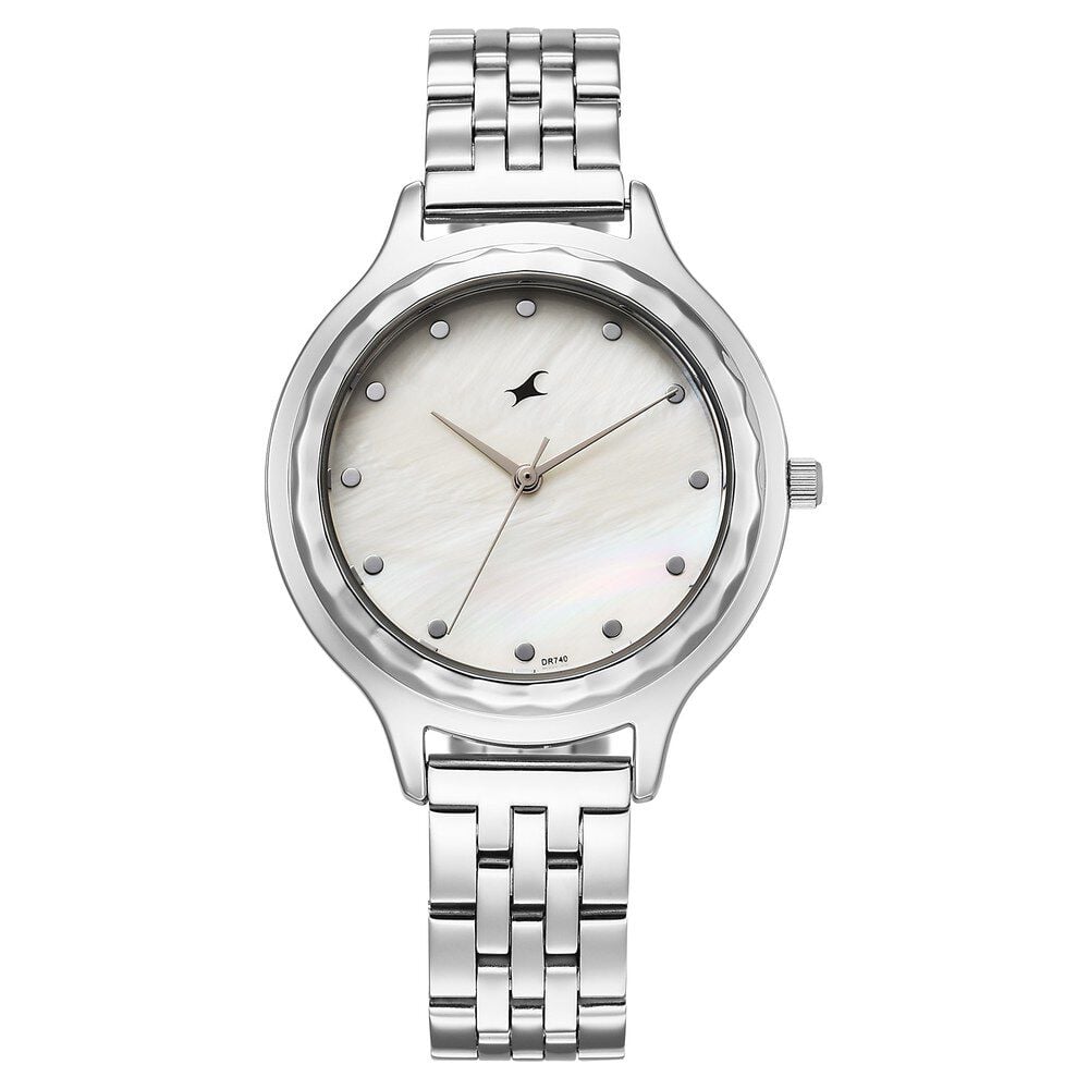Fastrack Stunners X Quartz Analog Ivory Dial Stainless Steel Strap Watch For Girls-picture-30