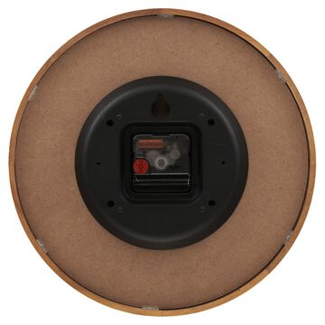 Titan Wooden Clock with Wood & Stone Textures 30 x 30 cm (Medium Size)