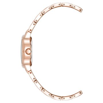 Anne Klein Quartz Analog Mother Of Pearl Dial Metal Strap Watch For Women