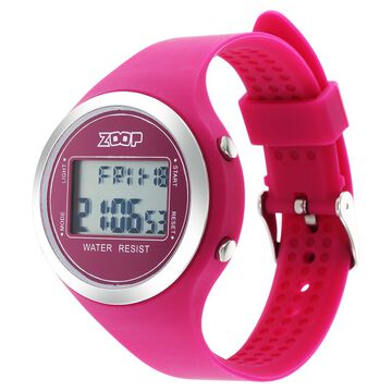 Zoop Digital Watch with Digital Dial & Pink Strap for Girls Kids, from House of Titan