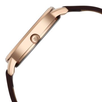Titan Neo Quartz Analog Maroon Dial Leather Strap Watch For Women