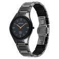 Titan Edge Ceramic Quartz Analog Black Dial Black Ceramic Strap Watch For Women - image number 5