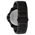 Tommy Hilfiger Quartz Analog with Date Blue Dial Black Stainless Steel Strap Watch for Men - image number 2