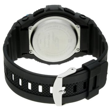 SF Digital Dial Black Plastic Strap Watch for Men