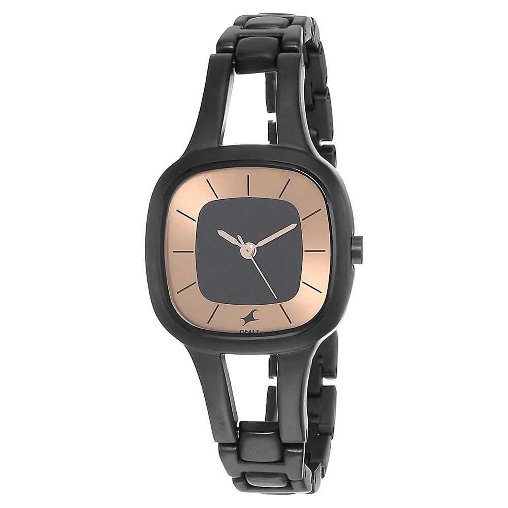 Buy Online Fastrack Quartz Analog Grey Dial Metal Strap Watch for Girls ns6147nm01 Titan