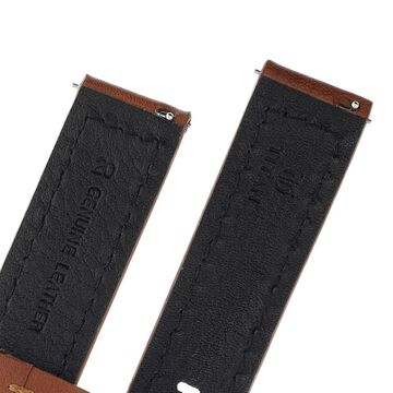 20 mm Tan Genuine Leather Straps for Men