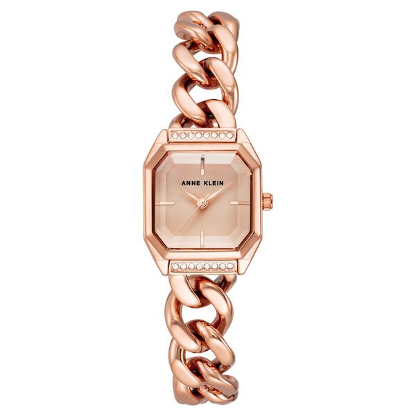 Anne Klein Quartz Analog Rose Gold Dial Rose Gold Metal Strap Watch For Women - image number 0