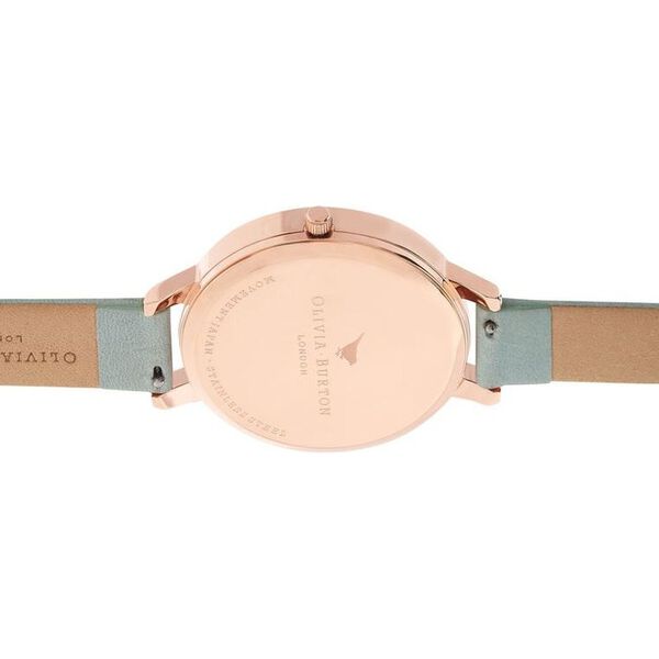Olivia Burton Quartz Analog White Dial Leather Strap Watch for Women - image number 2