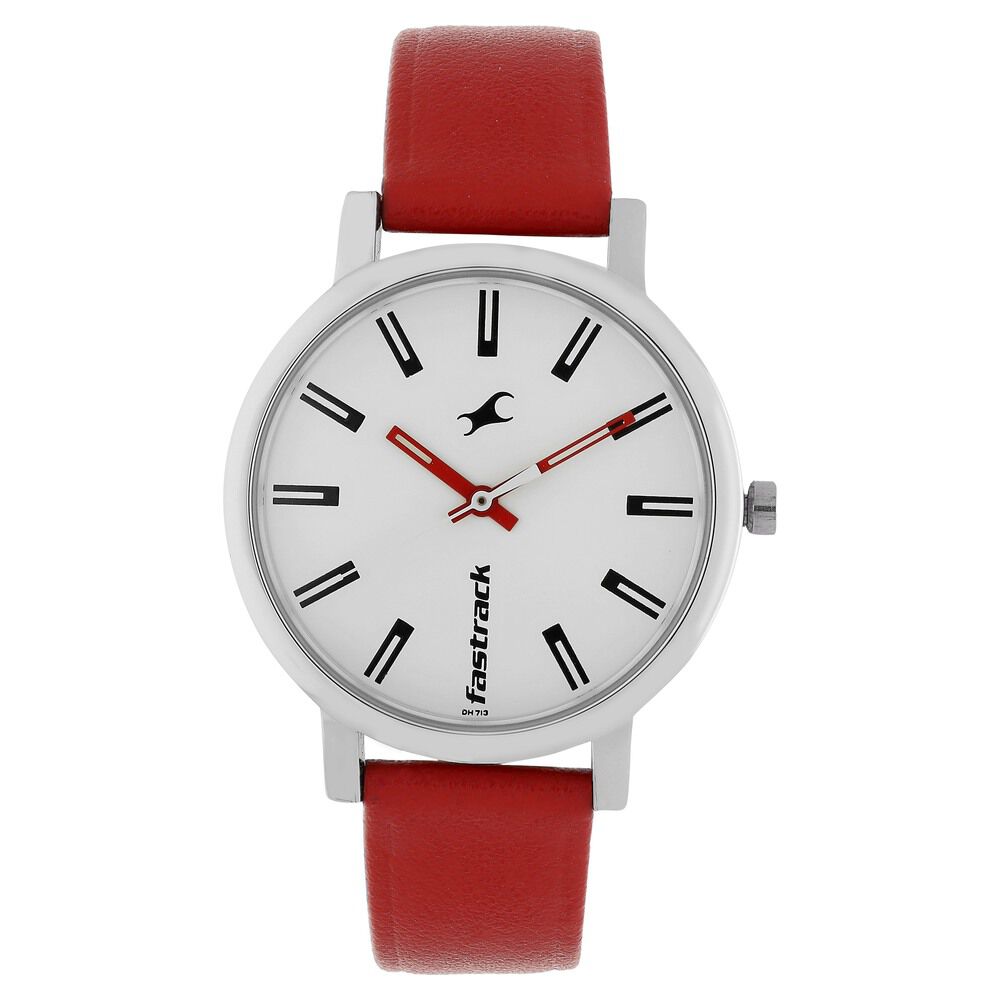 Fastrack red strap watch discount