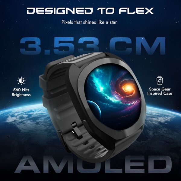 Fastrack Cosmix Smartwatch 1.32" inch AMOLED Display, Cosmic Drive Inspired Case Design, AI Watcface, AI Chat, HRM, IP68 - image number 1