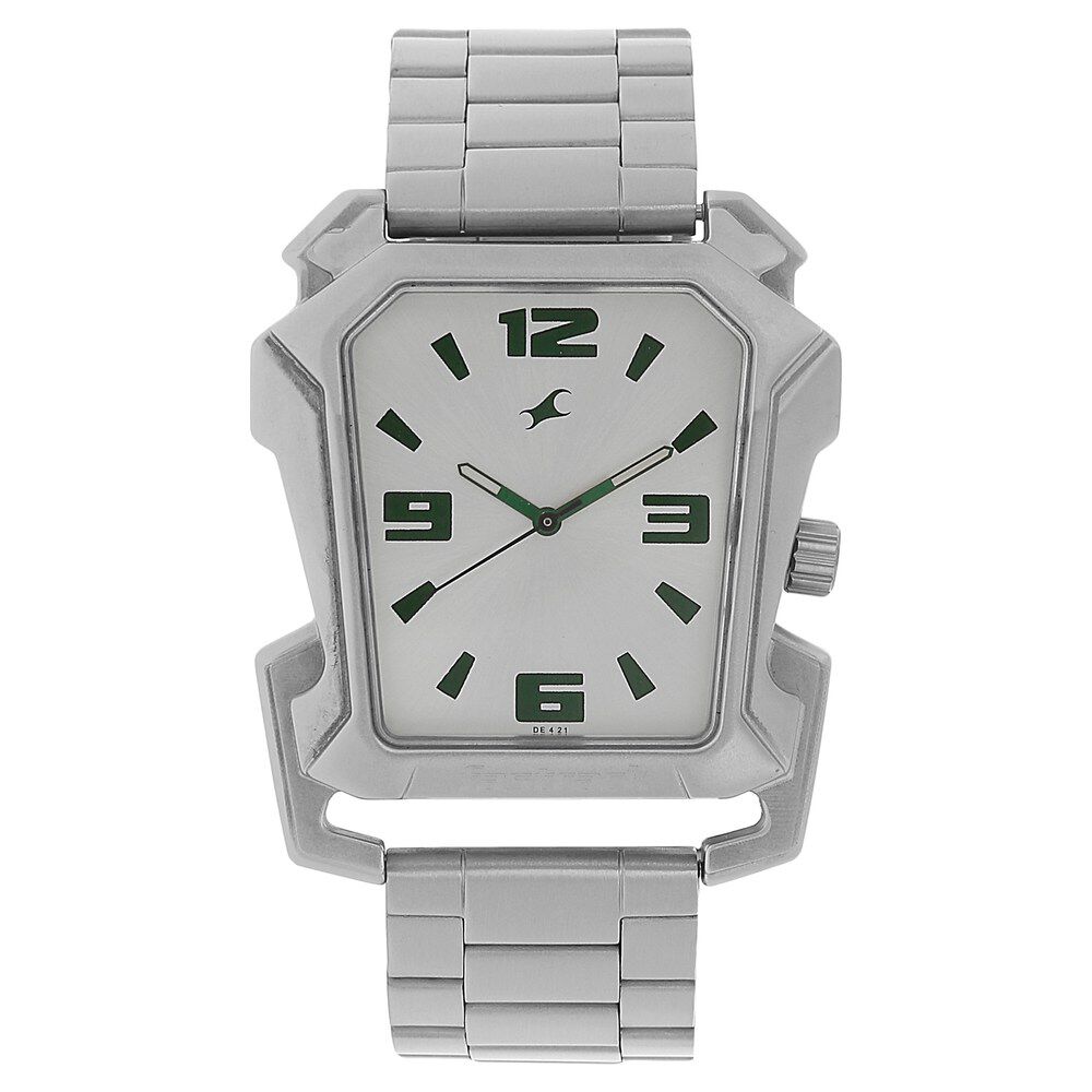 Fastrack analog white dial men's watch new arrivals