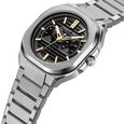Cerruti 1881 Quartz Multifunction Black Dial Silver Stainless Steel Strap Watch For Men - image number 1