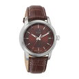 Xylys Swiss Analog Brown Leather Strap and Brown Dial Watch For Men - image number 0
