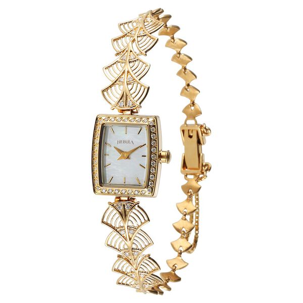 Titan Nebula Jewels 18k Gold Analog with Diamonds Watch for Women - image number 2