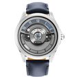 Titan Maritime Anthracite Dial Quartz Multifunction Leather Strap Watch for Men - image number 2