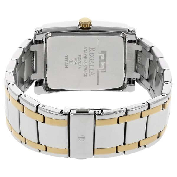 Titan Regalia White Dial Analog with Date Stainless Steel Strap watch for Men - image number 3