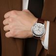 Titan Karishma Quartz Analog Silver Dial Leather Strap Watch for Men - image number 4