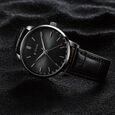 Titan Elegance Analog with Date by Hand and Dark Grey Dial Black Leather Strap Watch for Men - image number 0