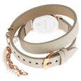 Titan Purple Unending Beauty Off White Dial Analog Leather Strap watch for Women - image number 4