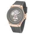 Kenneth Cole Automatic Grey Dial Grey Silicone Strap Watch For Men - image number 1