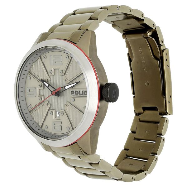 Police Quartz Analog with Date Green Dial Stainless Steel Strap Watch for Men - image number 2